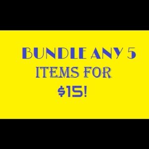Bundle Any 5 Items